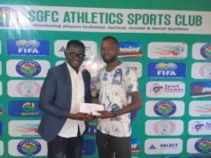 SGFC GM Olatoye Gives Financial Support To A.A Salami