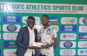 SGFC GM Olatoye Gives Financial Support To A.A Salami