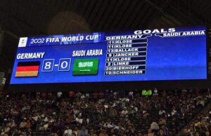 Germany 8-0 Saudi Arabia