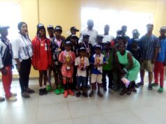 Victorious Edo Contingent To Cadet Judo Competition Presents Trophies To Sports Commission