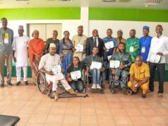 Sports Minister Create Opportunities For Disabled Youth In Sport As New Board Members Of Nigeria Wheelchair Basketball Federation Inaugurates