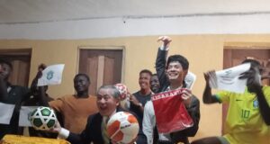 Japan Ambassador Visits Igamu Tiger FC Camp… Donates Football Items