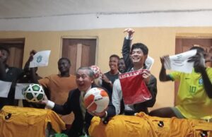 Japan Ambassador Visits Igamu Tiger FC Camp… Donates Football Items