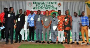 Rangers Felicitates With Newly Elected Enugu F.A Exco