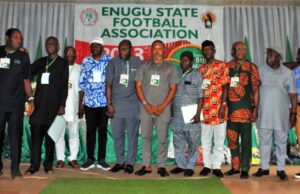 Rangers Felicitates With Newly Elected Enugu F.A Exco