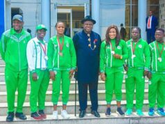 Gov. Diri Salutes Victorious Team Nigeria Wrestlers