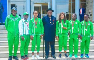 Gov. Diri Salutes Victorious Team Nigeria Wrestlers
