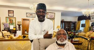 Emmanuel Akpakwu MFR Visits Former Head of State, Gen. Abdulsalam Abubakar