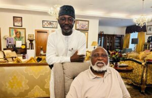 Emmanuel Akpakwu MFR Visits Former Head of State, Gen. Abdulsalam Abubakar