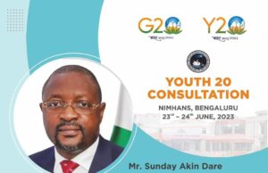 Sunday Dare Takes Advocacy For Youth Empowerment To Y-20 Consultation Forum, In Bengaluru, India