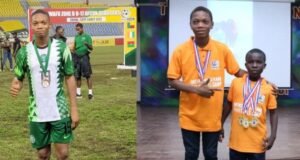 Golden Eaglets Striker Light Eke Shines On and Off the Field, Graduates from Secondary School with Flying Colors