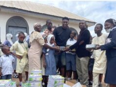 Super Eagles Striker, Awoniyi Donates Books To Alma Mater, Renovates Classrooms