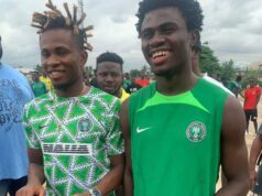 Who Says Dreams Don’t Come True, Daga Meets Samuel Chukwueze As One Of His Dreams Is Fulfilled