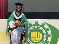 Gabe Bags Arts Degree From Taiwan University