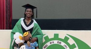 Gabe Bags Arts Degree From Taiwan University