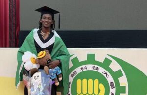 Gabe Bags Arts Degree From Taiwan University