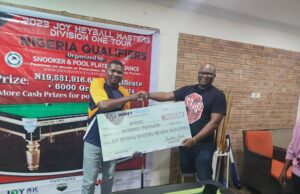 Adegbite Wins Nigeria Qualifiers For Joy Heyball Masters Div One Tour 3