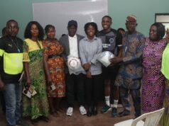 NUGA Highest Goal Scorer, Ogundele Visits Alma Mater, Offers Scholarships To 10 Students