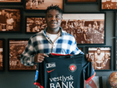 Former Golden Eaglets Striker Iheanacho Joins Three-Time Danish Champions FC Midtjylland