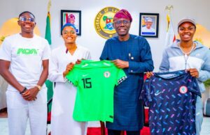 Lagos State Governor Sanwo-Olu Extends Warm Welcome to Super Falcons Heroes