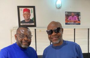 Abia Warriors Chairman Pays Official Visit To Abia Commissioner For Sports And Youth Development, Assures Him Of Improved Abia Warriors FC This Season