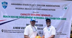 Chikelue Iloenyosi Assures Of Anambra State FA Support Towards Beach Soccer Development