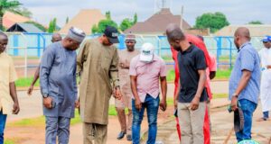 Nasarawa State Youth And Sports Commissioner, Ango, Inspects Lafia City Stadium