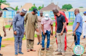 Nasarawa State Youth And Sports Commissioner, Ango, Inspects Lafia City Stadium