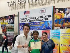 Again Sara Idongesit Warrie Triumphs, Wins Gold In Malaysian Open Fencing Championship