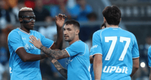 Napoli Secures Pre-Season Victory Against Apollon Limassol As Osimhen Shines Despite Ankle Concerns