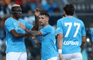 Napoli Secures Pre-Season Victory Against Apollon Limassol As Osimhen Shines Despite Ankle Concerns