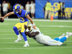 Chargers Celebrate Memorable Moment As Newcomer CJ Okoye Makes Impact In Preseason Game