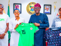 Lagos Governor Applauds Super Falcons Star Asisat Oshoala As ‘Agba Baller’ For Historic FIFA Women’s World Cup Feat