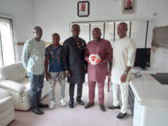 Abia State Commissioner For Sports & Youth Development Host General Secretary, Nigeria Teqball Federation, Ndudi Edede