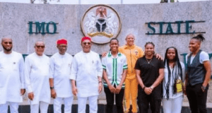 Imo State Governor Uzodinma Extends Warm Reception To Super Falcons Players