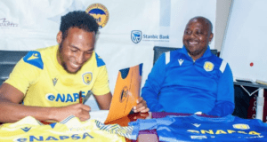 Daniel Amokachi’s Son, Nazim Amokachi Joins Zambian Club NAPSA Stars
