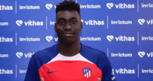 Spanish-Born Nigerian Striker Samuel Omorodion Joins Atletico Madrid From Granada