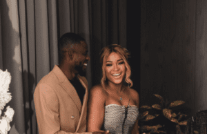 Super Eagles Midfielder Frank Onyeka Announces Engagement To Mesoma Akaolisa