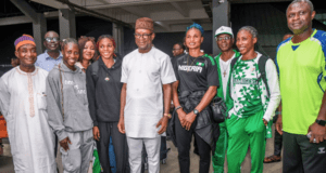 Sports Minister, Hon. Enoh Welcomes Nigeria’s Delegation From The World Athletics Championships…Assures Increased Funding For Athletics