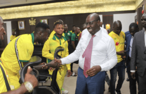 CAF CC: Governor Obaseki Rewards Victorious Bendel Insurance As Edo Supporters Give Team Rousing Welcome