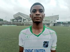 2022/23 NLO Division 2: Timely Onyeka Samuel’s Goal Crucial As Vinning United FC Secures Nervy Win Against T.K. Bariga To Keep Play-off Dreams Alive