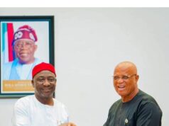 NFF President Visits Gov.Umo Eno, Says Next Six Super Eagles’ Matches To Be Held In Uyo