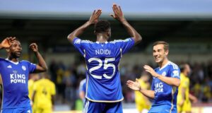 2023/24 Carabao Cup: Ndidi, Iheanacho’s Goals Send Leicester City To Second Round After Win Against Burton