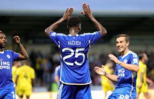 2023/24 Carabao Cup: Ndidi, Iheanacho’s Goals Send Leicester City To Second Round After Win Against Burton