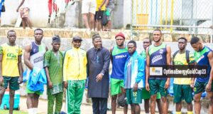 Olayiwola Dangles N.1million Naira On Hammola FC At Optima Energy Gold Cup