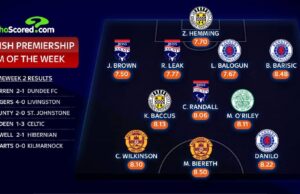 Scottish Premiership: Rangers Leon Balogun Makes Team Of The Week