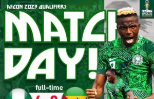 Just-In: Super Eagles Soar to a Resounding 6-0 Victory in AFCON Qualifiers Finale