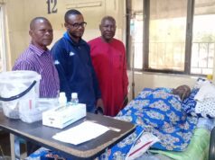 Benue Sports Stakeholders’ Delegation Visits Ailing Justin Tenger At FMC Keffi