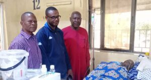 Benue Sports Stakeholders’ Delegation Visits Ailing Justin Tenger At FMC Keffi