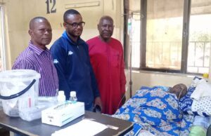 Benue Sports Stakeholders’ Delegation Visits Ailing Justin Tenger At FMC Keffi